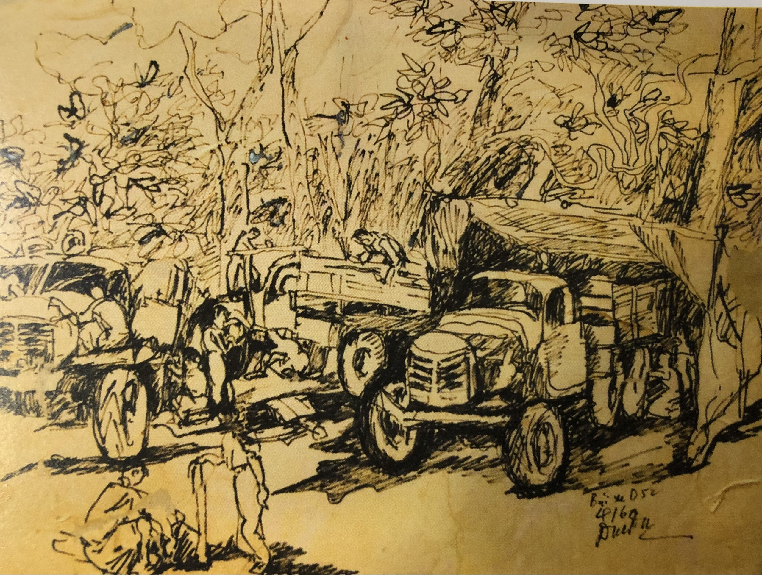 Họa sĩ Đức Dụ và miền ký ức “Còn lại với Trường Sơn”